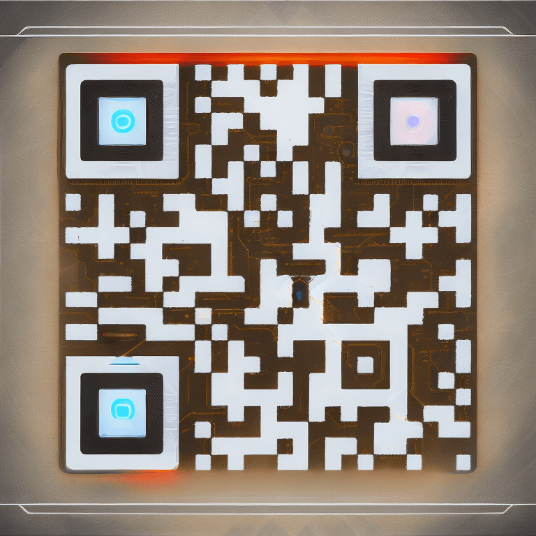 Exemplo de código QR de IA nº #4