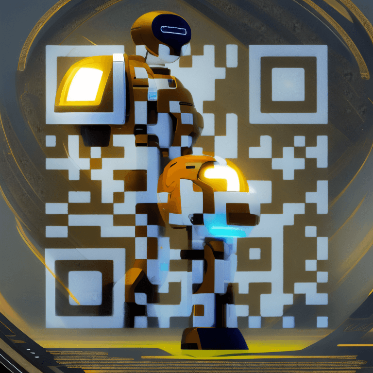 Exemplo de código QR de IA nº #5