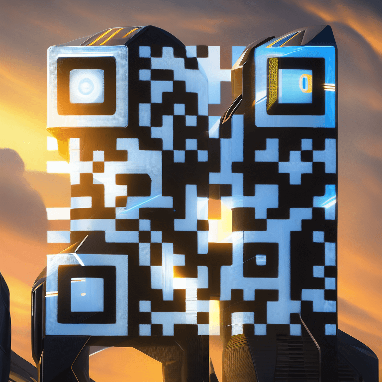 Exemplo de código QR de IA nº #6