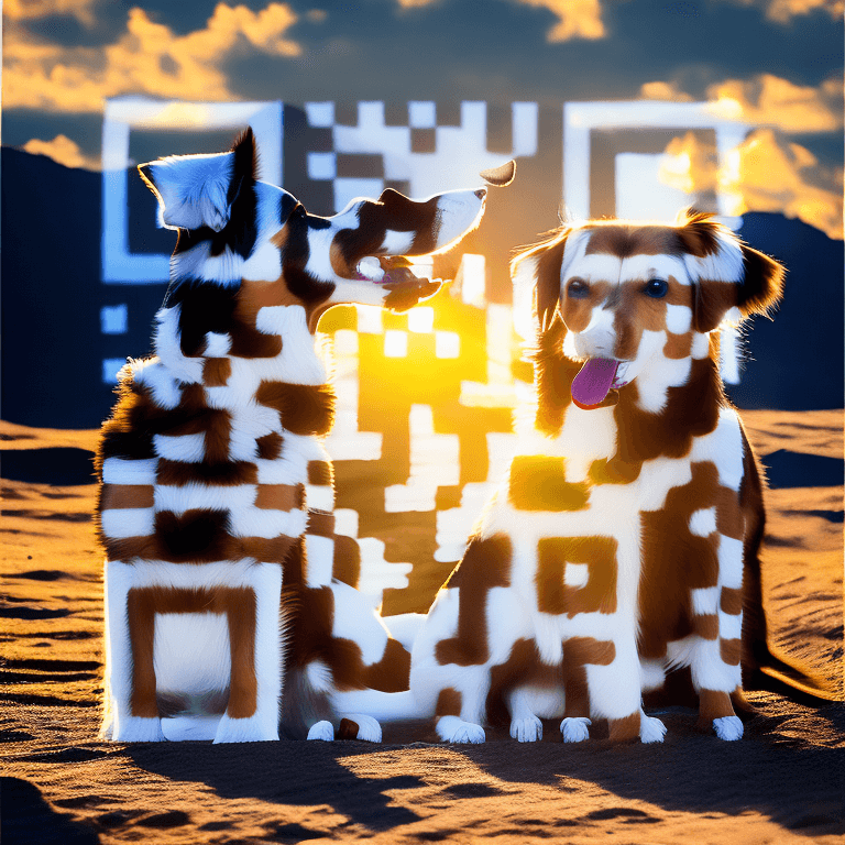 Exemplo de código QR de IA nº #2